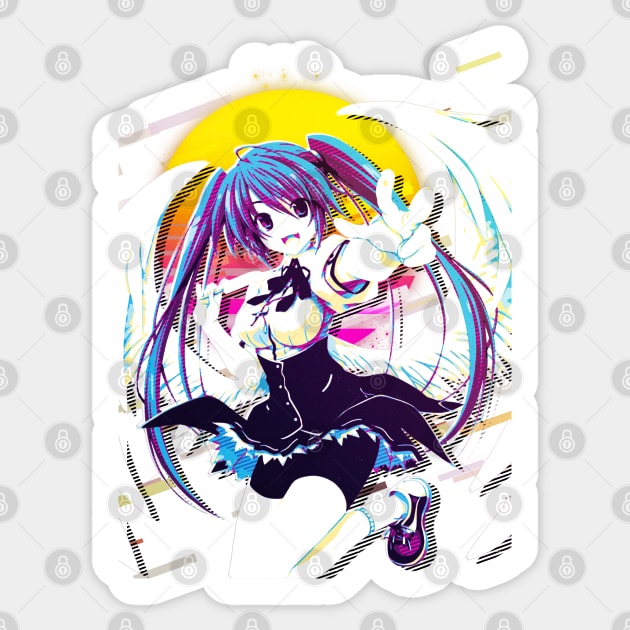 High School DxD - Shidou Irina Sticker by 80sRetro